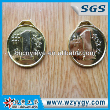 3D Gold Plated Plastic Token Coin